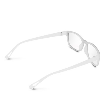 Очки унисекс DELI Classic, синий контрольный фильтр, белые