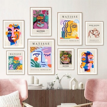 Красочное Лицо Матисса Золотая Рыбка Цветочный Рынок