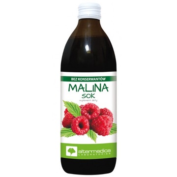 Alter Medica Sok 100% Malina 500 ml