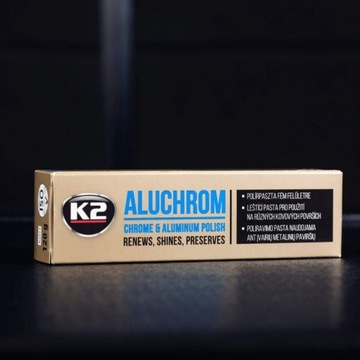 K2 Aluchom 120 G очищает и полирует