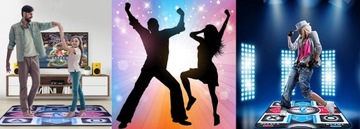 ТАНЦЕВАЛЬНЫЙ КОВРИК ТАНЦЕВАЛЬНЫЙ ТАНЕЦ КОМПЬЮТЕРНАЯ ИГРА USB НОУТБУК STEPMANIA + КОРОБКА