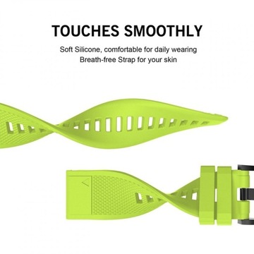 Гладкий ремешок для Garmin Fenix ​​5/6/6 Pro Green