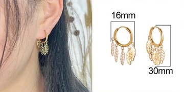 Fashion Heart Similing Face Hoop Earrings For Women Earring Stainless