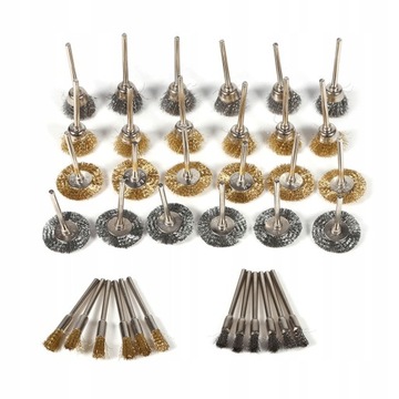 НАБОР ПРОВОЛОЧНЫХ ЩЕТКОВ ДЛЯ ДРЕЛЕЙ, 36 шт.