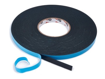 TAŚMA MONTAŻOWA DWUSTRONNA PIANKOWA 12MMX25MB CZARNA