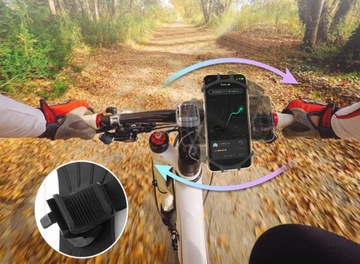 ПРОЧНЫЙ РЕЗИНОВЫЙ ДЕРЖАТЕЛЬ ДЛЯ СМАРТФОНА, ВРАЩАЮЩИЙСЯ НА 360° ДВИГАТЕЛЬ