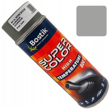 BOSTIK ALUMINIOWY LAKIER WYSOKOTEMPERATUROWY 800°C 400ml