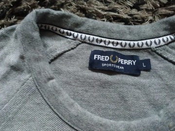 bluza Fred Perry szary rozmiar L casual
