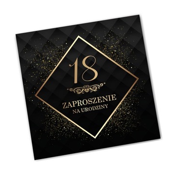 Zaproszenia na 18 URODZINY osiemnastkę + koperty