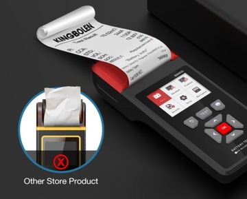 ТЕСТЕР АККУМУЛЯТОРА с ПРИНТЕРОМ 6В 12В 24В