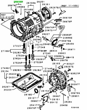 Sensor prędkości Mitsubishi nr 8651A028