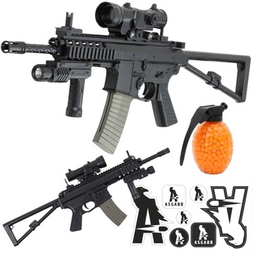 PISTOLET NA KULKI KARABIN SZTURMOWY BI-8002 ASG REPLIKA IMITACJA