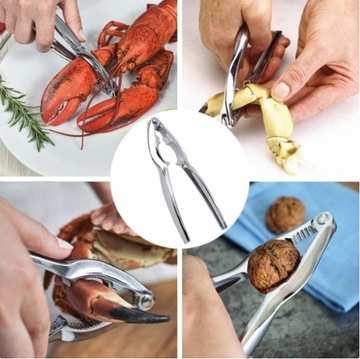 Щелкунчик, прочный стальной разделитель с открытыми щипцами, цельный металл