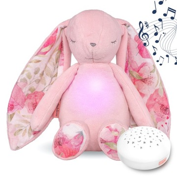 Гудящий плюшевый мишка Diddou Teddy Bear со звездопроектором - розовый