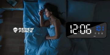 ЭЛЕКТРОННЫЕ ЧАСЫ СВЕТОДИОДНЫЙ БУДИЛЬНИК СОВРЕМЕННЫЙ ДИЗАЙН ВЫСОКАЯ ФУНКЦИОНАЛЬНОСТЬ