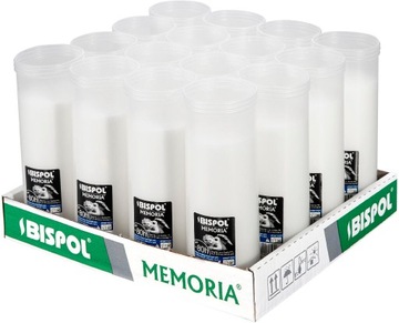 Wkłady parafinowe 80h zgrzewka 16 sztuk Memoria PL p360
