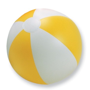 PIŁKA PLAŻOWA DMUCHANA Ø23,5cm - zółty