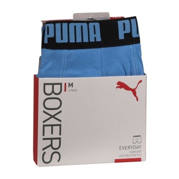 Bokserki męskie majtki PUMA basic BAWEŁNA 2PAK r. S