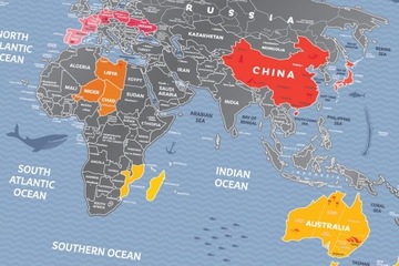 Скретч-карта - Travel Map Weekend World
