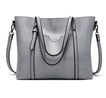 ВМЕСТИТЕЛЬНАЯ КОЖАНАЯ ЖЕНСКАЯ ГОРОДСКАЯ СУМКА