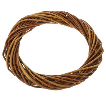 Wiklinowy tkany wieniec DIY Materiał do robie