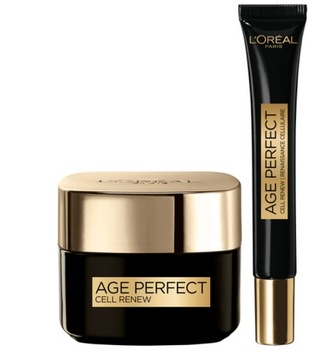 Zestaw Loreal Age Perfect Cell Renew: krem do twarzy, krem pod oczy