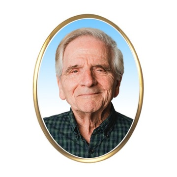 МОГИЛА ДЛЯ ФОТОГРАФИИ ОВАЛЬНАЯ ЦВЕТНАЯ ЗОЛОТАЯ РАМА 9x12см