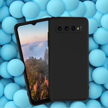 ETUI DO SAMSUNG S10 SILIKON KOLOR SOFT CASE + FOLIA 3D