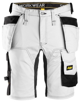 Spodenki robocze spodnie krótkie Snickers Workwear 6141 białe 52