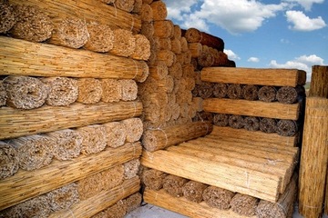 Коврик камышовый, защитный, забор, забор 1,5х6,0 м