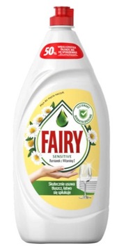 FAIRY SENSITIVE RUMIANEK+vit E PŁYN DO NACZYŃ 900