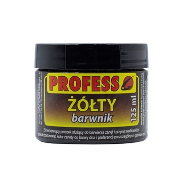 Barwnik w proszku ŻÓŁTY 125 ml Profess