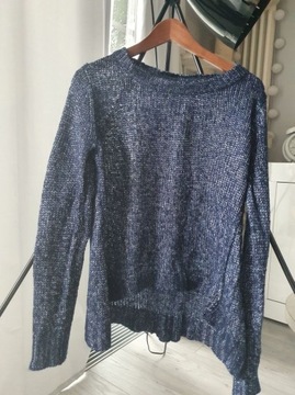 Sweter damski Dorothy Perkins granatowy tkany r. 38 M