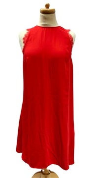 Sukienka Czerwona Koronka H&M XL 42 Elegancka