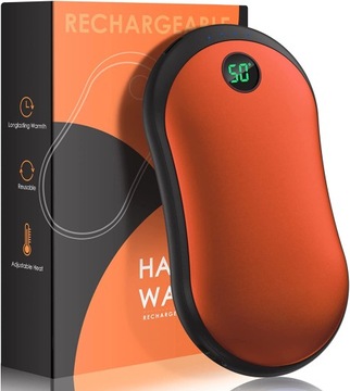 OGRZEWACZ POWERBANK DO DŁONI I CIAŁA WIELORAZOWY 10000 mAh PREZENT