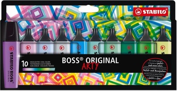 Zakreślacz Stabilo Boss Arty 10szt Chłodne Kolory