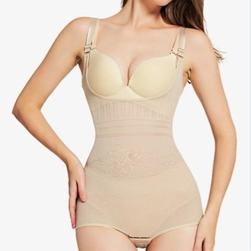 2 szt. Damskie body Shapewear poporodowe bezszwowe urządzenie do modelowania talii