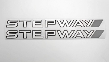 DACIA SANDERO STEPWAY 2шт наклейки 41см x 3,5см