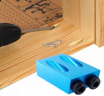 SZABLON PRZYRZĄD DO POŁĄCZEŃ NIEWIDOCZNYCH UKRYTYCH ZESTAW WIERTEŁ 18 EL