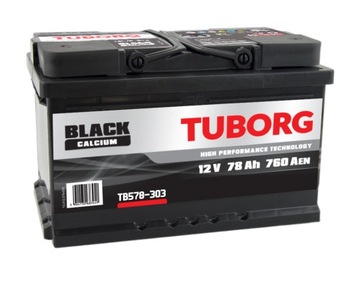 Akumulator Tuborg Black TB578-303 12V 78Ah 760A