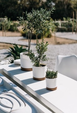 DONICZKA DONICA OSŁONKA TUBO PM Z PODSTAWKIEM ECO DPOD240 Biała