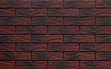 Клинкерная плитка RUSTIKO BURGUNDY SHADOW FACADE
