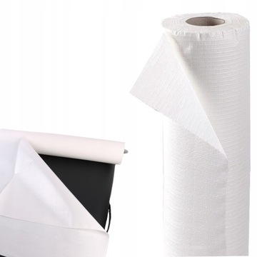 Podkład celulozowy podfoliowany z perforacją w rolce 50cm x 50m BIAŁY
