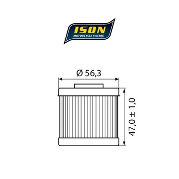 Filtr oleju ISON 151