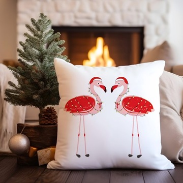 ДЕКОРАТИВНАЯ НАВУШКА 40х40 РОЖДЕСТВЕНСКАЯ С ПРИНТОМ