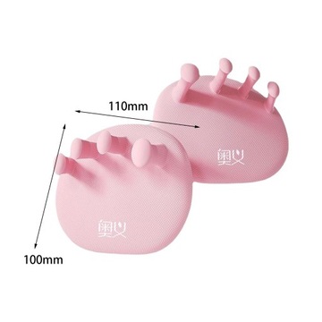 Мягкие разделители для пальцев Тапочки для тренировки свода стопы, подошва розовая.