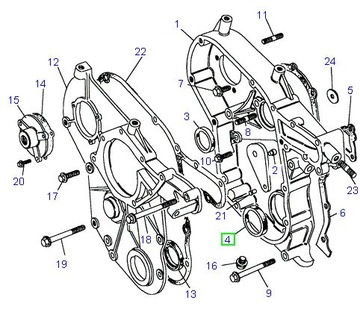 Сальник переднего вала Land Rover Discovery Defender