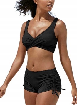 STRÓJ KĄPIELOWY DWUCZĘSCIOWY BIKINI WIĄZANIE,S