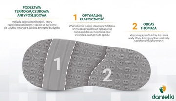 Обувь профилактическая Danielki T105 -T115 серая - 26