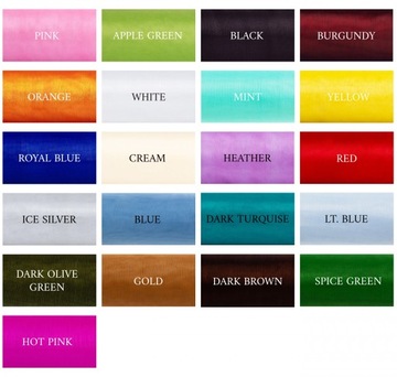 ORGANZA TIUL ORGANTYNA 12 CM KOLORY